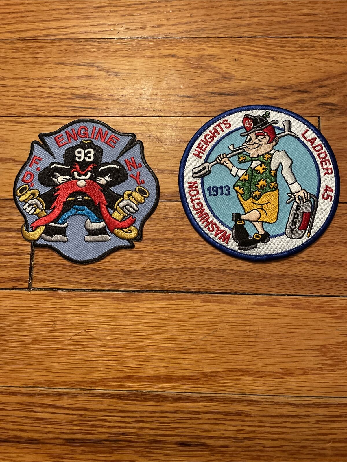 FDNY ENGINE 93 LADDER 45 PATCHES 