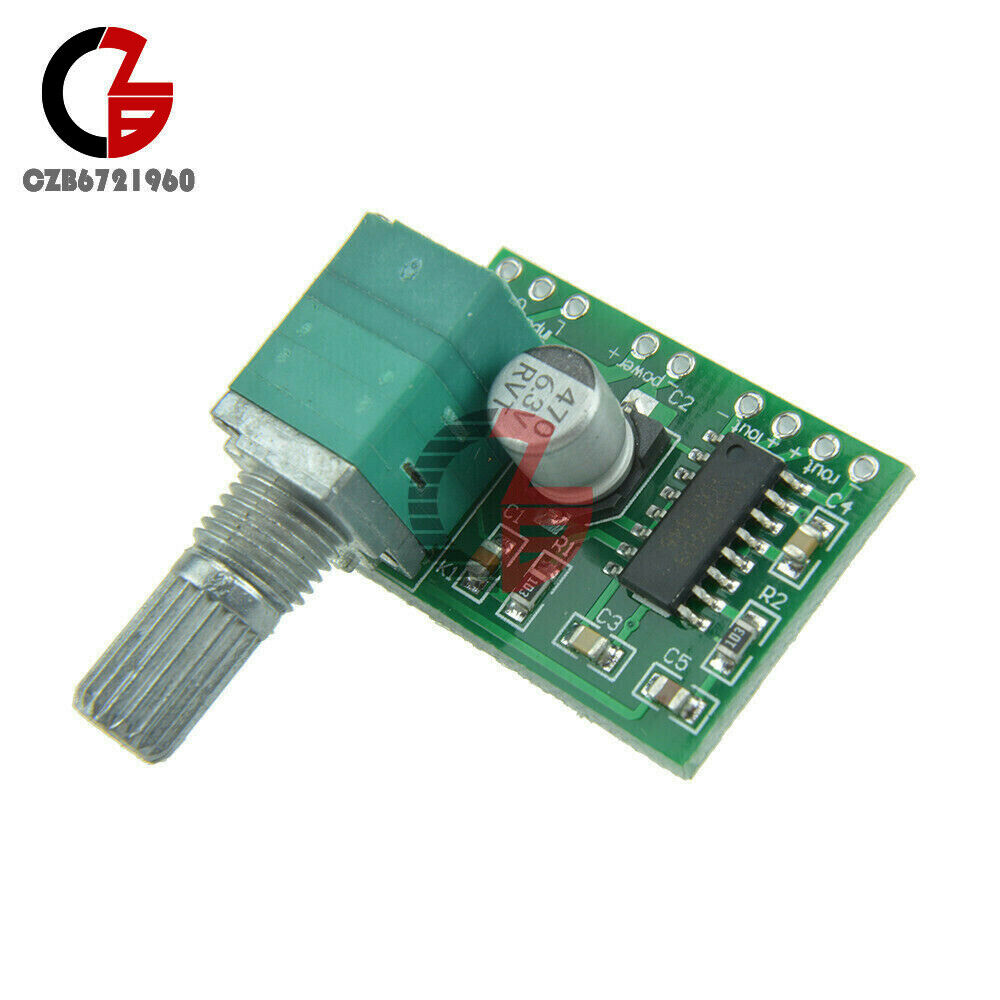 1/2/5/10PCS PAM8403 5V 2 Channel Audio Power Amplifier Board With Volume Control