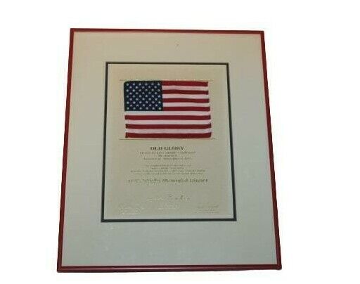 Rare October 1985 NASA US Space Challenger Mission 61-A Flown US Flag Old Glory