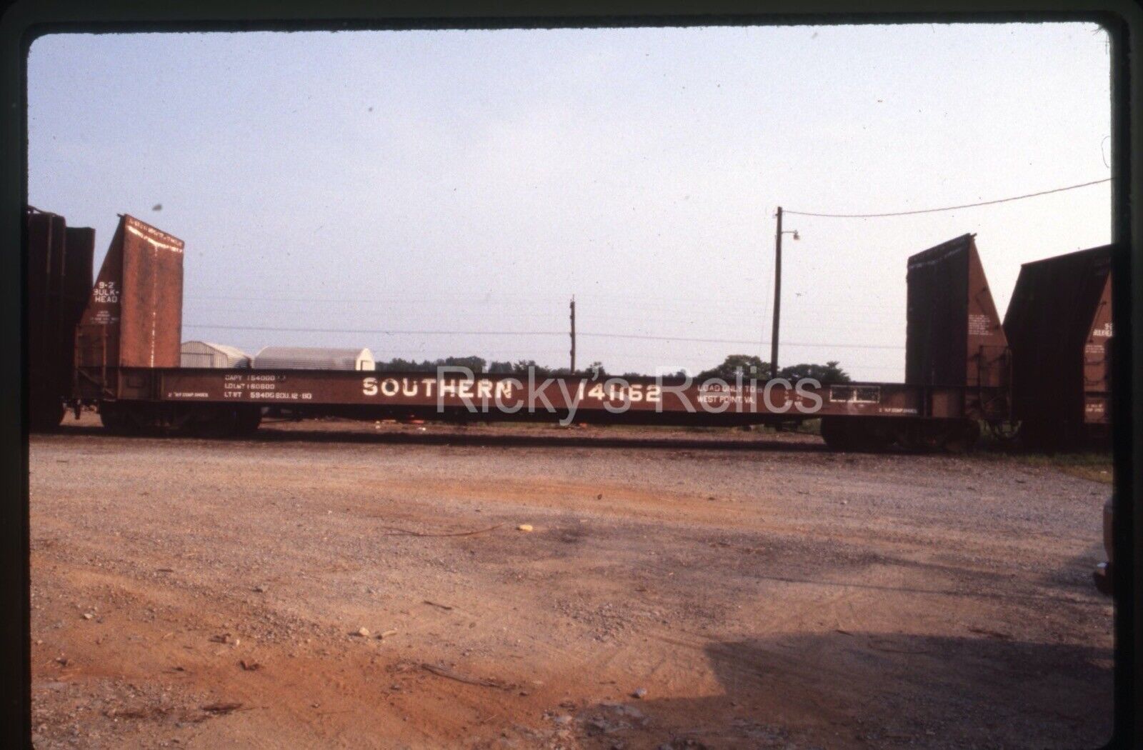 Original Slide SOU #141162 Bulkhead Flat Southern Rwy 1989