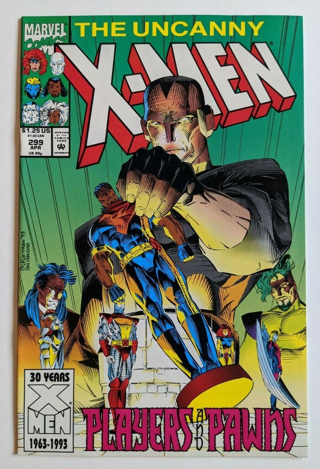 The Uncanny X-Men #299 Marvel Comic 1993 Scott Lobdell Asteroid M Forge