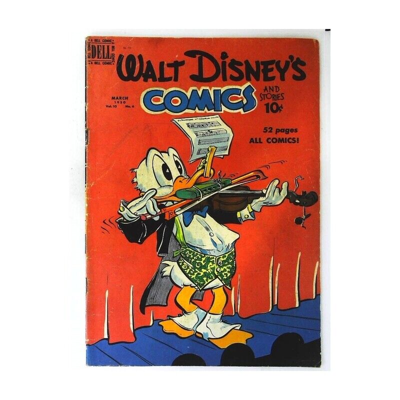 Walt Disney's Comics and Stories #114 in Very Good condition. Dell comics [m~
