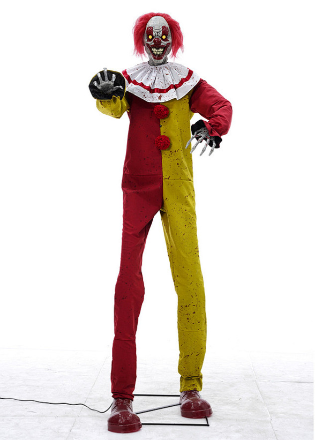 BIG SALE 7' Pesky the Clown Animated Halloween Decoration - New Sealed-Unopened