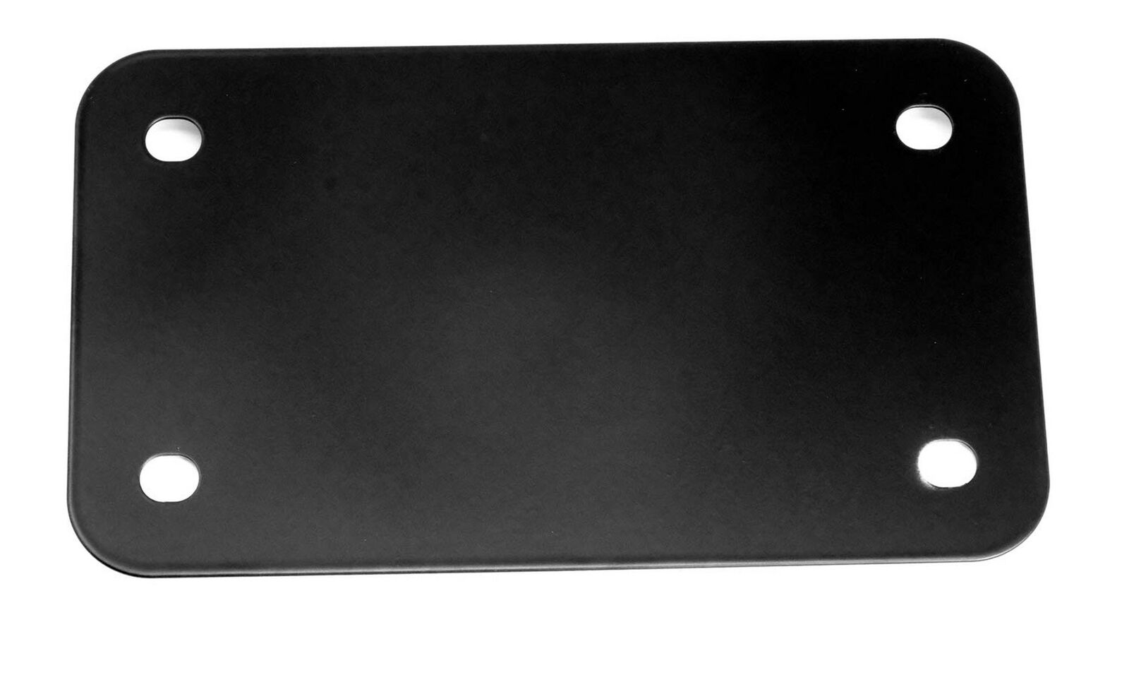 LFPartS Black Motorcycle License Plate Backing Reinforce Plate for Motorcycle...