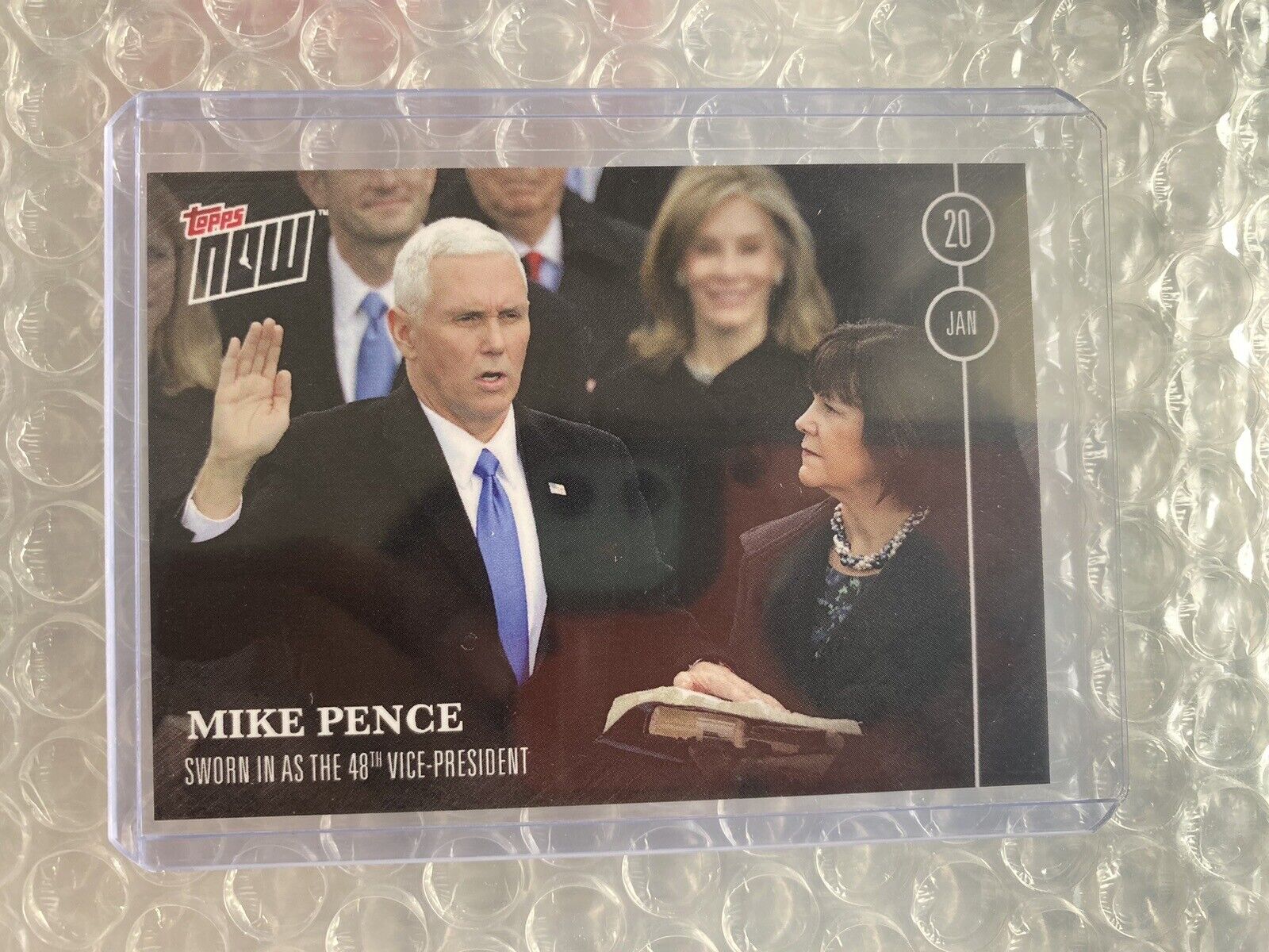 2016 Topps Now Election Mike Pence Sworn in Official 48th Vice President