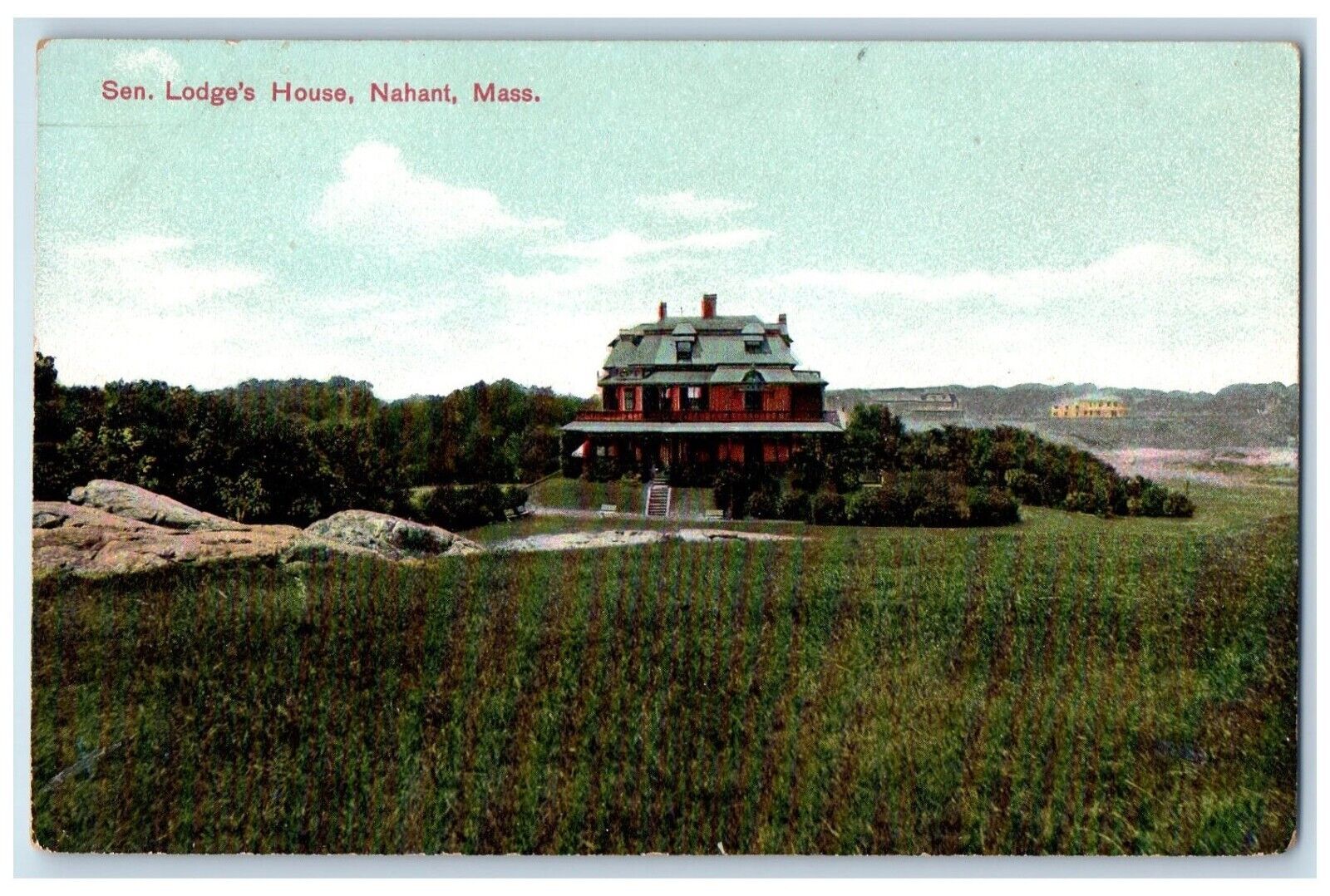 c1910\'s Senator Lodge\'s House Nahant Massachusetts MA Unposted Antique Postcard