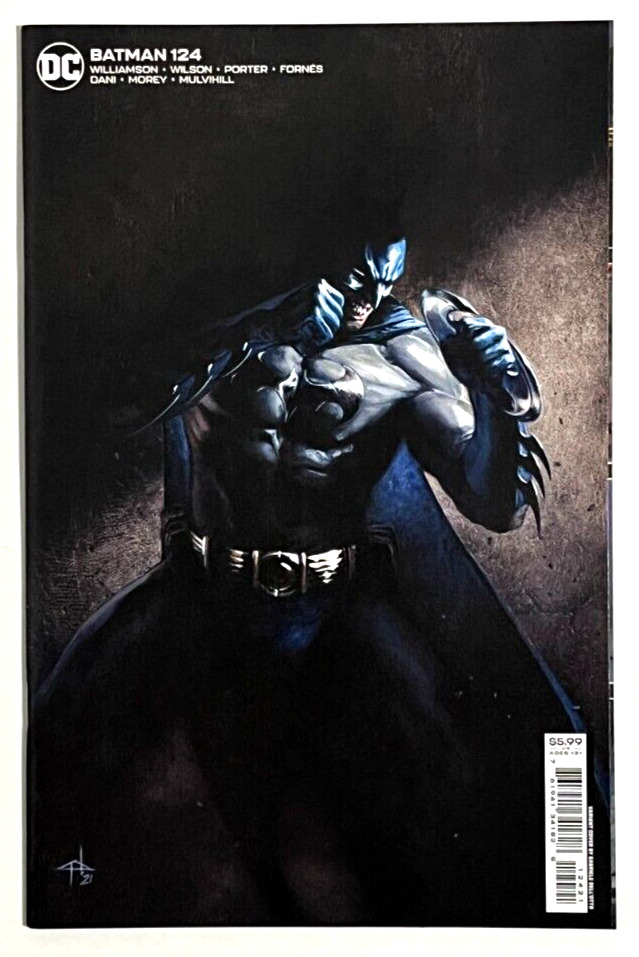 Batman #124 DC Comics 2022 - Dell\'Otto Minimal Trade Variant Cover - High Grade