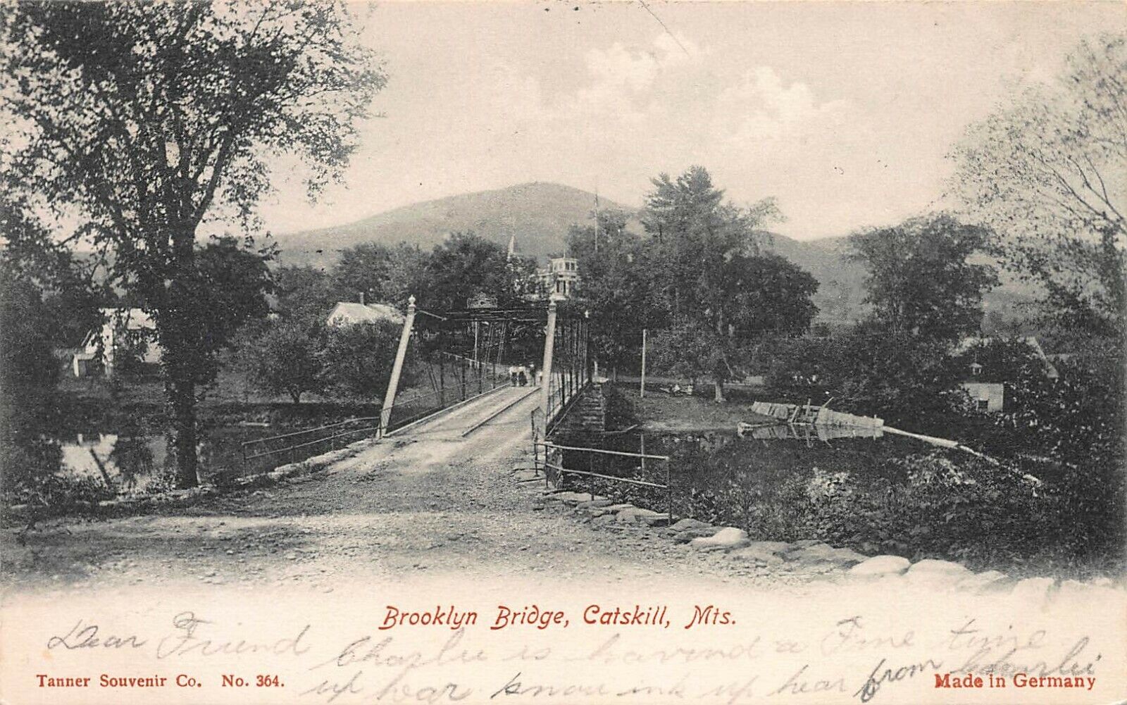 Brooklyn Bridge, Catskill Mountains, New York, 1905 Postcard, Used 