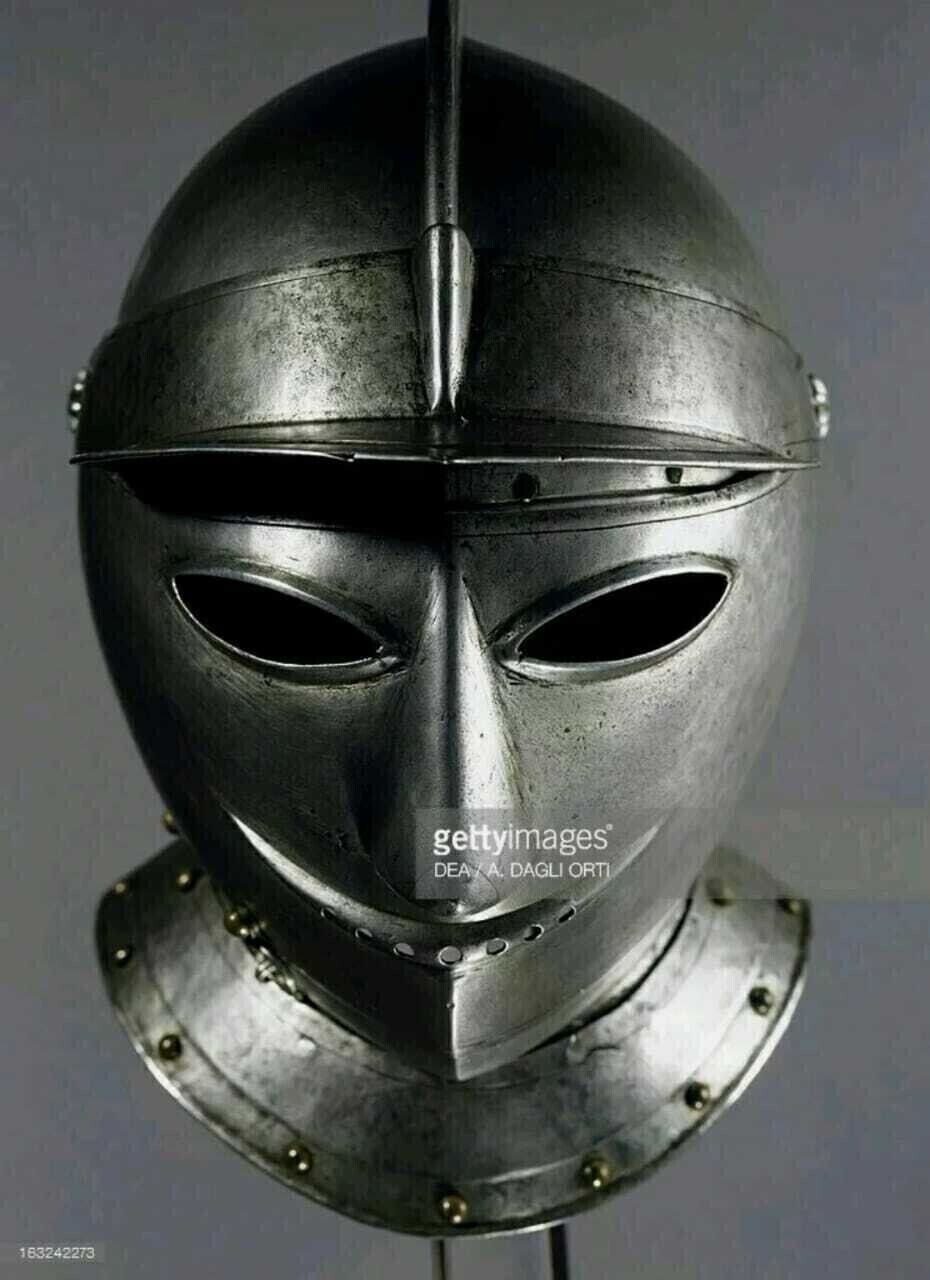 18 Gauge old sheet Armor Medieval Antique Full Face Helmet Battle Ready Decor