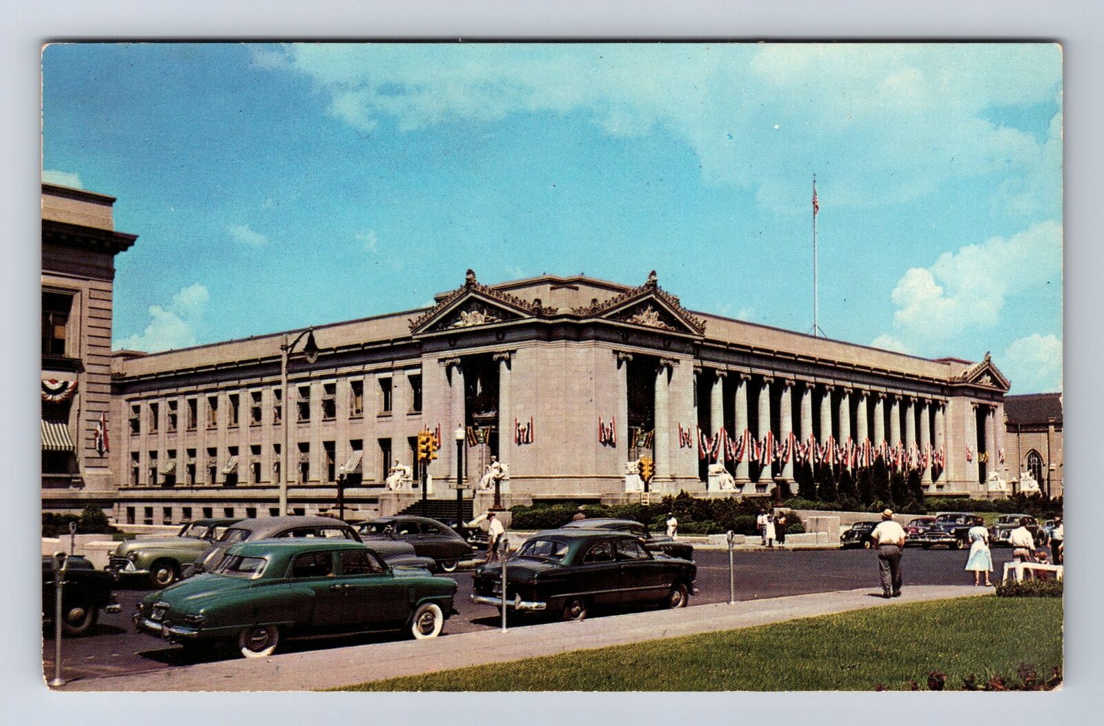 Memphis TN-Tennessee, Shelby County Courthouse, Vintage Card Souvenir Postcard