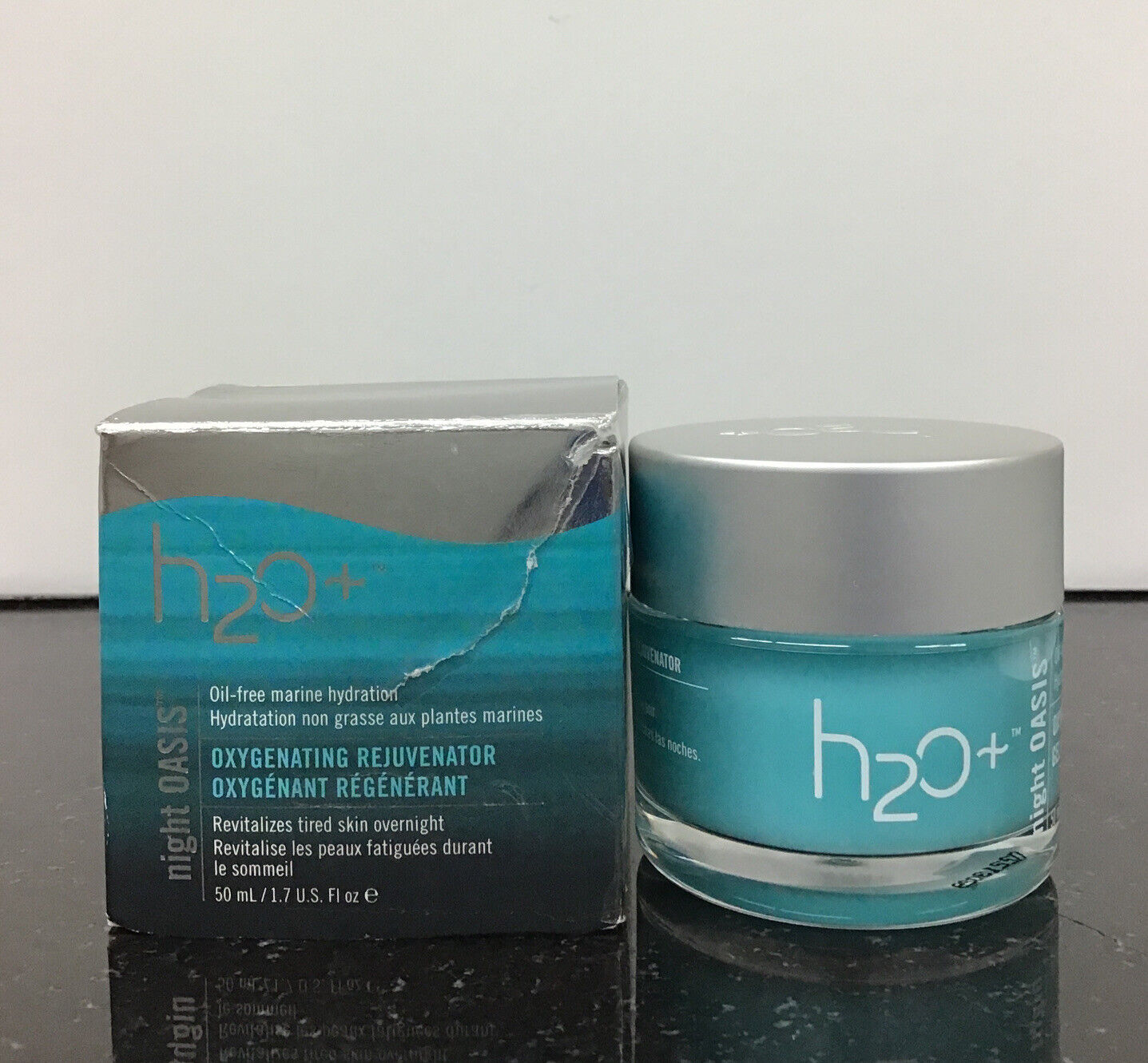 H2o night oasis oxygenating rejuvenator gel 1.7 oz/50 ml. NEW
