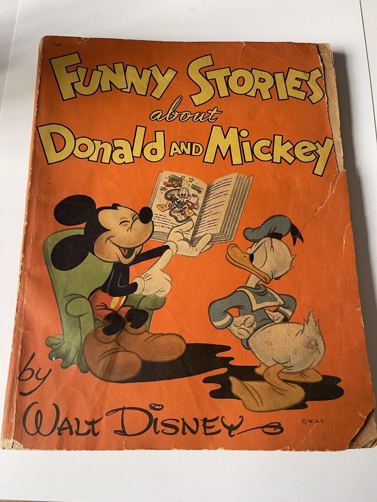 Funny Stories About Donald and Mickey #714 1945-Wal Disney-128 pages-VG-