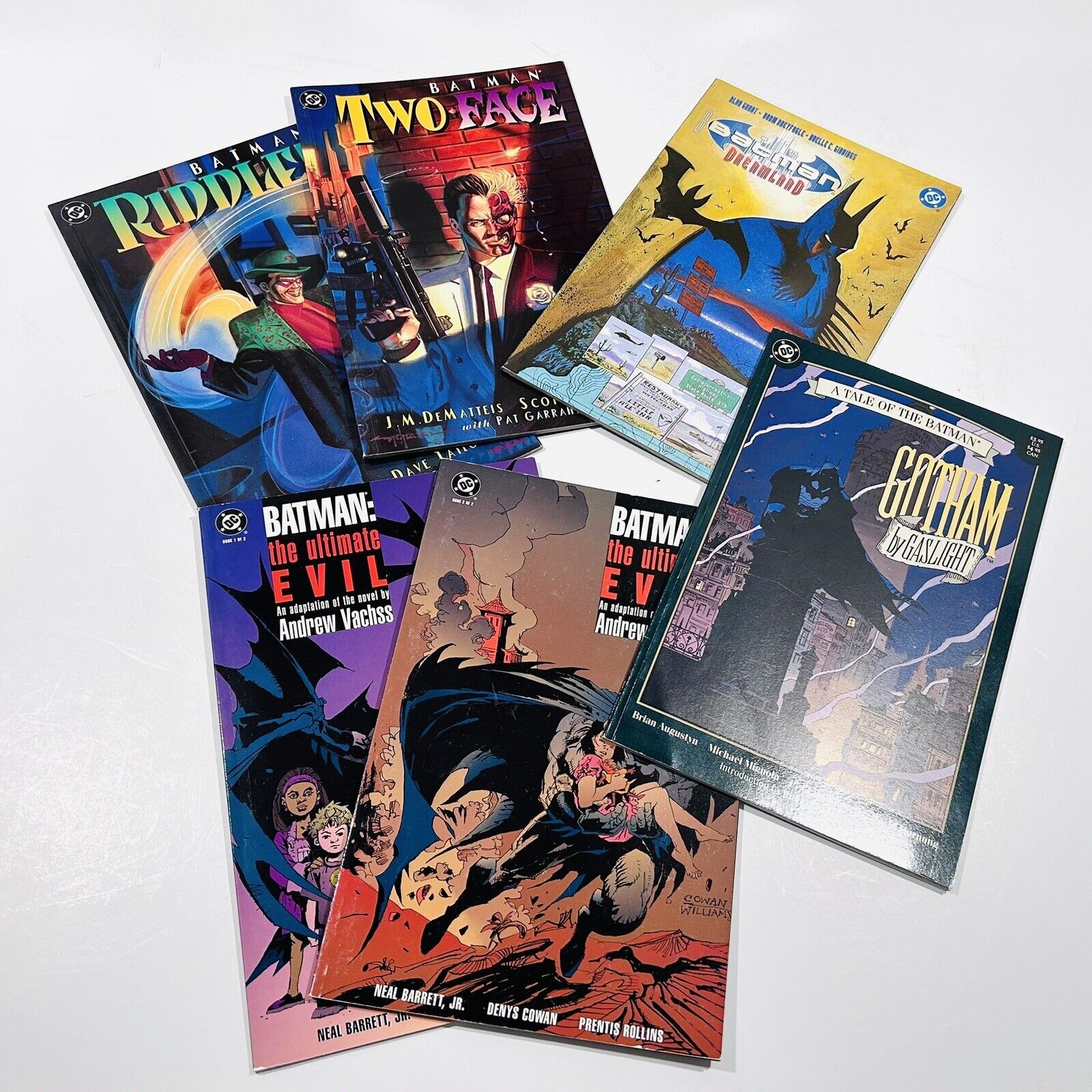 Batman Graphic Novels Lot Gotham by Gaslight Dreamland Ultimate Evil Riddler