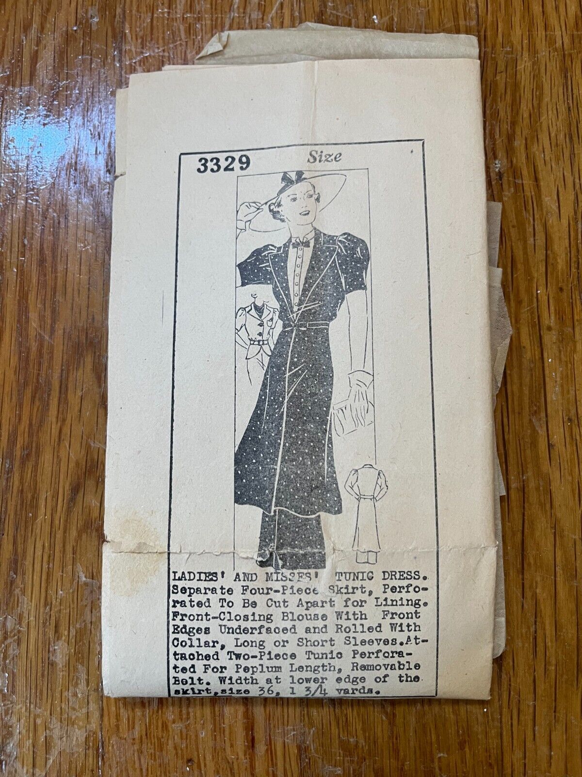 1930s Dress Size 18 Bust 36\