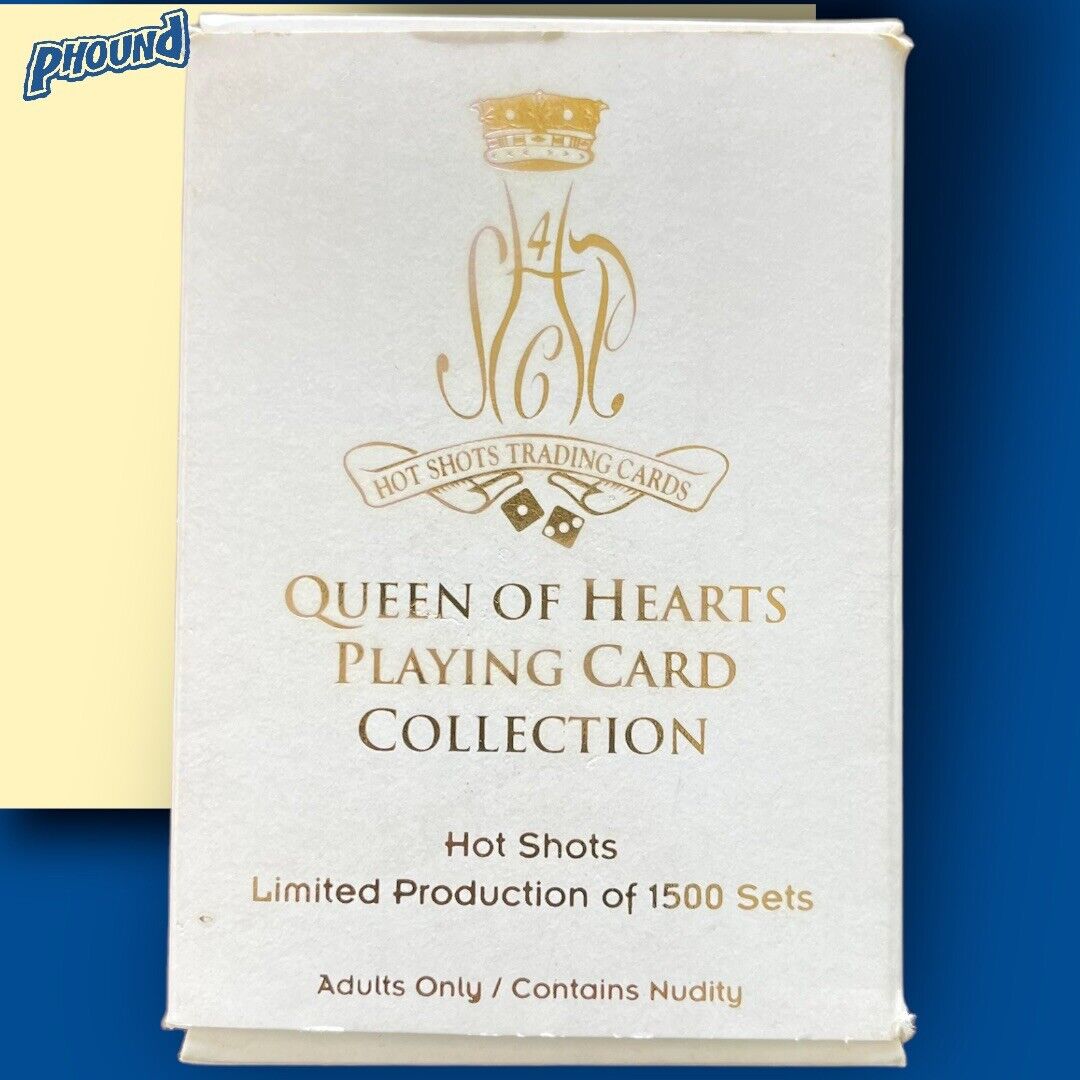 HOT SHOTS Queen of Hearts Playing Card Full Deck 2 Jokers 1107/1500 XXX Nudity