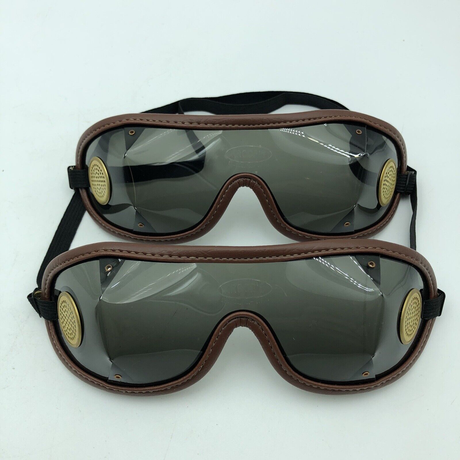 2x OLDSCHOOL Kroop\'s Original Boogie Racing & Skydiving Goggle Tinted Lenses