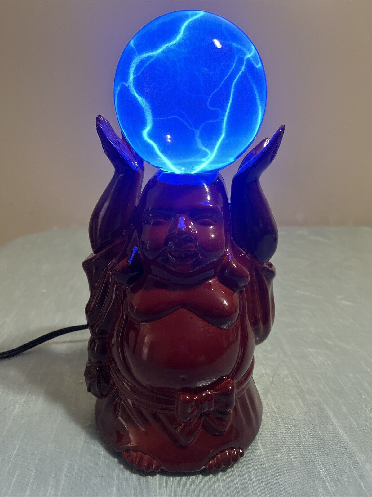LumiSource Happy Buddha Electra Plasma Ball Lamp Light - Works