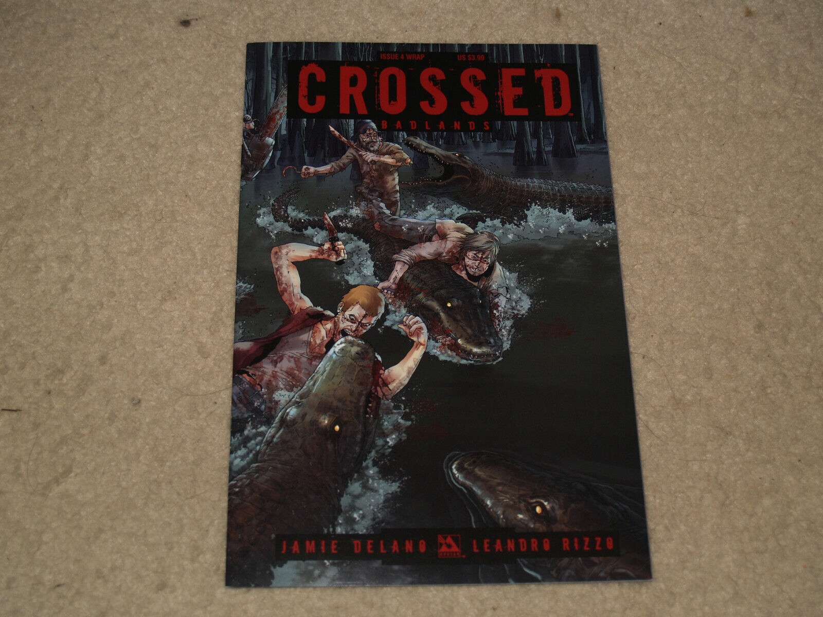 Crossed Badlands # 4 ( Avatar 2012 ) NM wraparound variant - Jamie Delano wrap
