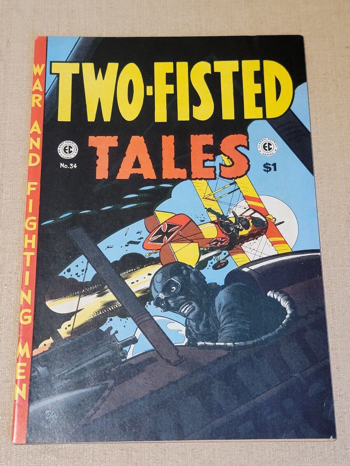 Two-Fisted Tales #34 1974 EAST COAST COMIX EC Comic Book Bronze Age 