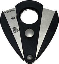 Xikar Xi2 Cigar Cutter, Spring-Loaded Double Guillotine Action Black picture
