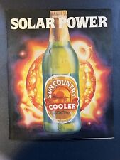 Vtg 1985 Sun Country Wine Cooler Ad, Solar Power picture