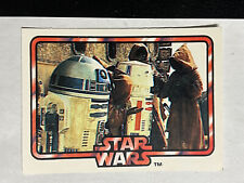 Vintage 1978 Star Wars General Mills Big G Cereals Card #17 of 18 Jawas & R2-D2 picture