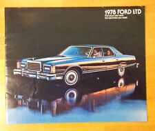 1978 Ford LTD Passenger Car Dealer Magazine Brochure Vintage picture