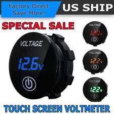 DC 12V-24V LED Panel Digital Voltage Volt Meter Display Voltmeter Motorcycle Car picture