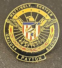 NASA Space Shuttle STS-51-C Button Pin  MATTINGLY SHRIVER ONIZUKA BUCHLI PAYTON picture