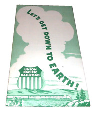 JUNE 1954 UNION PACIFIC LETS GET DOWN TO EARTH FARES BROCHURE picture