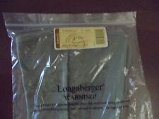 Longaberger TV Time Father's day Basket Sage Fabric Liner - NEW picture