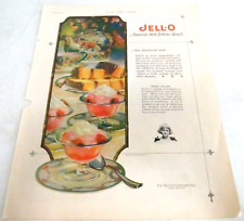 1925 Jell-O Print Ad Americas most famous dessert Berry Frappe/Reverse Packers picture