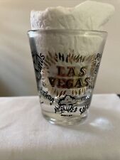 Vintage Collectible Las Vegas Shot Glass - “A walk down memory lane”- See Photos picture