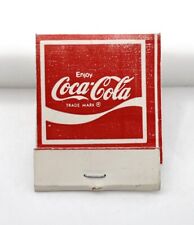 Vintage Coca-Cola Matchbook Coke Adds Life to Everything Nice Cover Struck picture