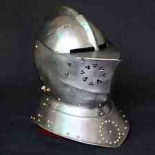 Medieval Burgonet Visor Full Face Helmet Best Antique Helmet With Good Quality picture
