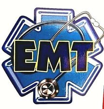 EMERGENCY MEDICAL TECHNICIAN - STAR OF LIFE Full Color Highly Reflective Decal picture