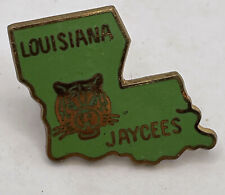 Vintage Louisiana Bayou Bengal Jaycees Lapel Pin  picture