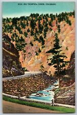 Big Thompson Canon, Colorado CO - Landscape View - Vintage Postcard picture