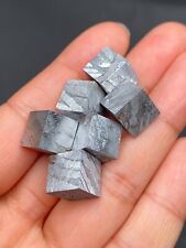 48.9g  6pcs  Seymchan iron meteorite material slice Cuboid cut--form Russia picture
