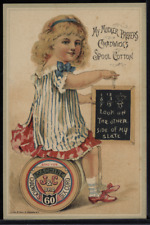 Victorian Trade Card 1880s Chadwick's Spool Cotton Mother Prefers VTC-F233 picture