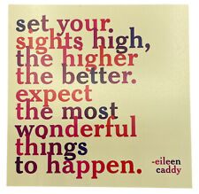 Quotable Magnets Set Your Sights High, The Higher The Better. Expect The Most. picture