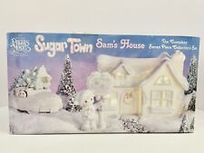 1992 Precious Moments Sugar Town Sam’s House Nightlight 7 Pc Collector's Set picture