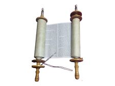 HUGE Judaica Beautiful Sefer Big Torah Scroll Hebrew Jewish Bible 61 CM + (24