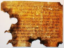 DEAD SEA SCROLLS, Christian, Hebrew Parchment, Moses, Ten Commandments, Exodus picture