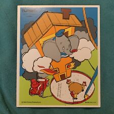Playskool #375-09 16 Pieces DUMBO Wooden Puzzle Disney Made In USA picture