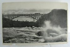 Railroad Bridge Train Niagara Falls NY 1904 Whirlpool Rapids &  RPPC Postcard picture