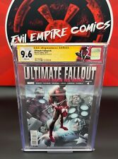 ULTIMATE FALLOUT #4 (2011) 1ST PRINT CGC 9.6 (1ST MILES) SIGNED BY MARK BAGLEY🕷 picture