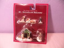 NEW St Nicholas Square Christmas 6 PC Pets Accessory set RETIRED NIB Dogs Cats  picture