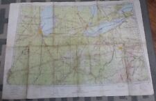 Vtg 9M Midwest Regional 1944 Sectional Aeronautical Chart Map Decor 44x31 picture