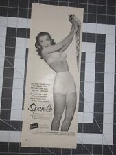 1952 SPUN LO Undies Sexy Woman vintage art ad picture